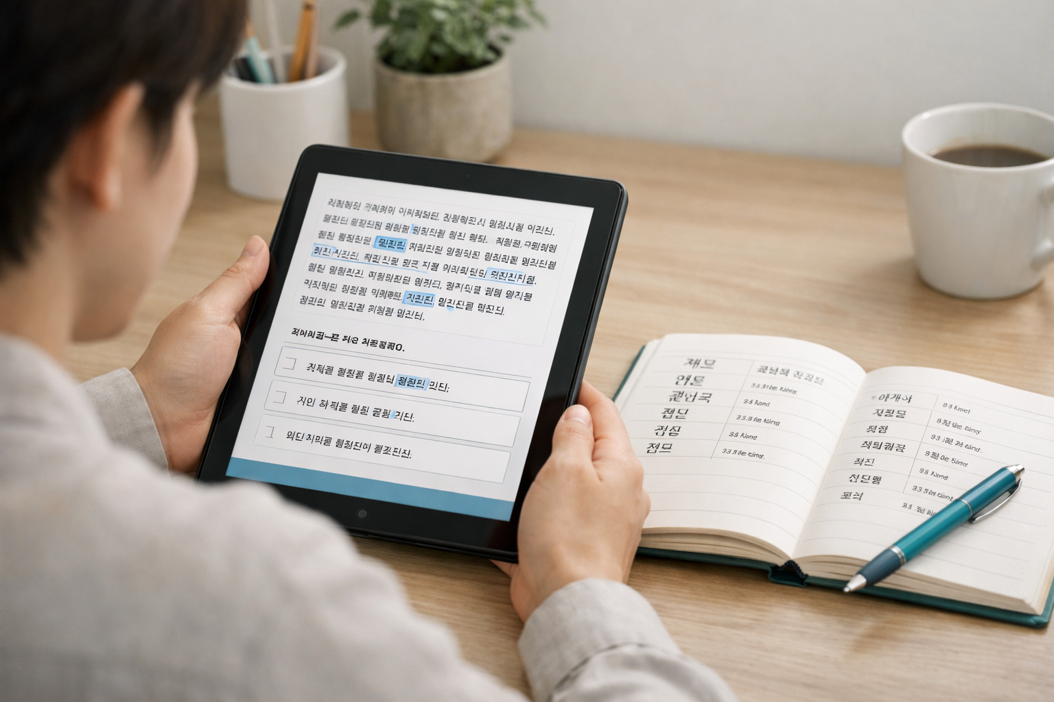 Korean Reading Booster app