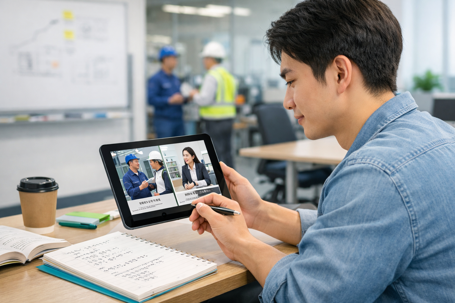 Korean workplace speaking app